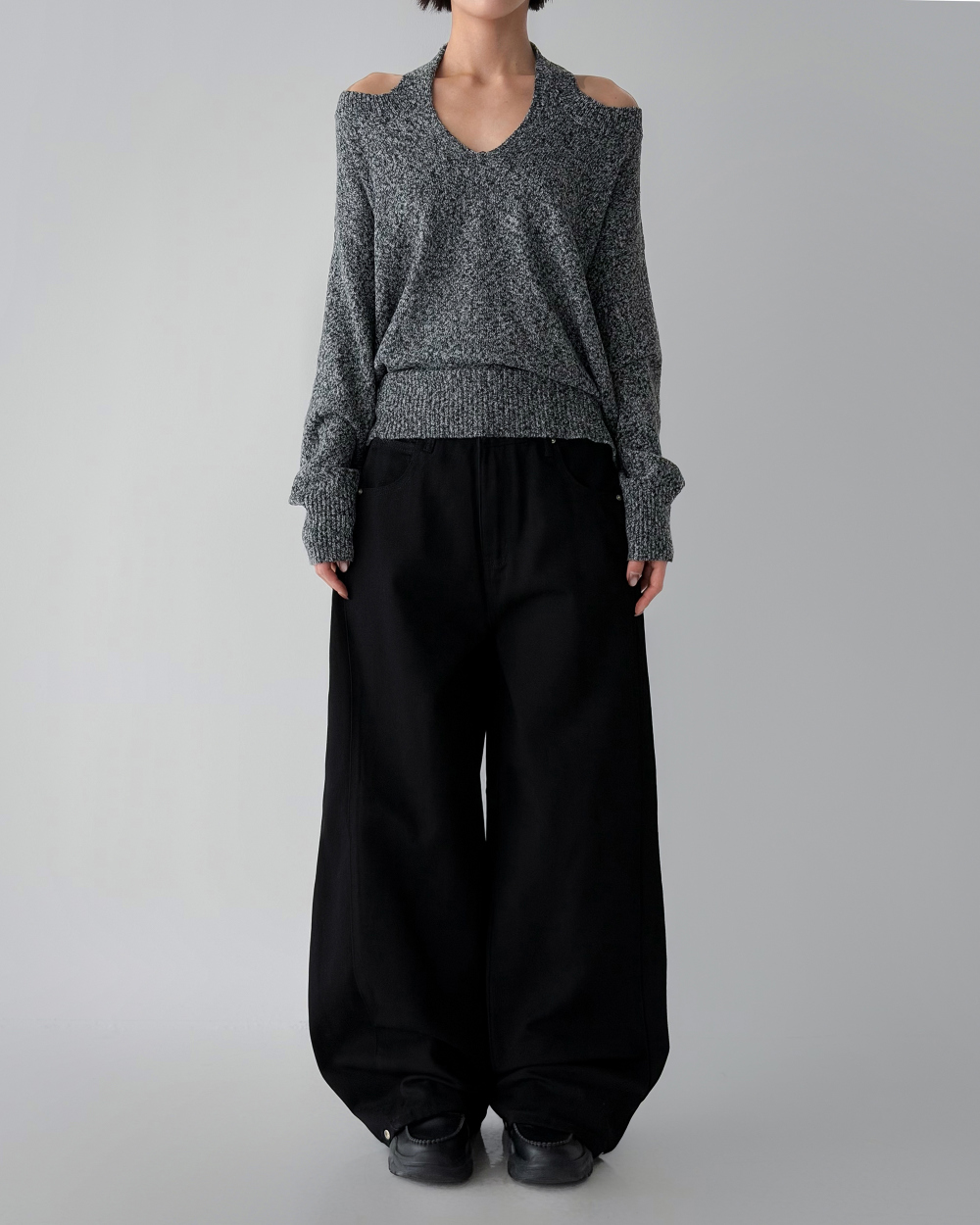 바지 모델 착용 이미지-S1L23